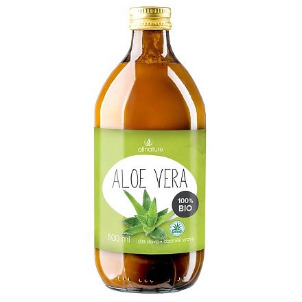 Allnature Aloe Vera BIO 100% šťáva 500ml