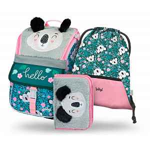 Baagl 3 SET Zippy Baby Koala: aktovka, penál, sáček