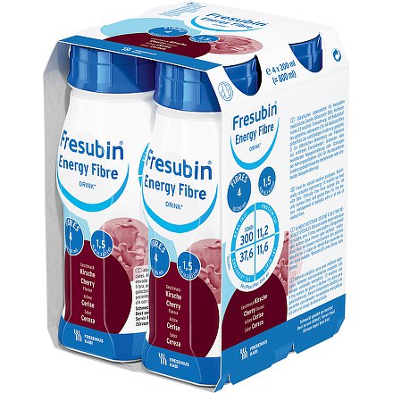 Fresubin energy fibre višeň perorální roztok  4 x 200 ml