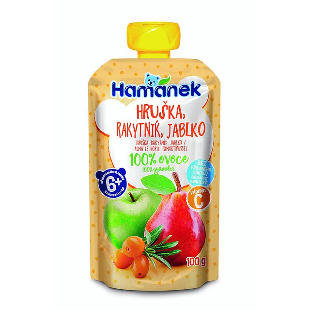 HAMÁNEK Hruška, rakytník, jablko 100 g