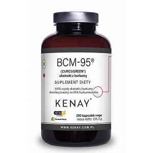 Kenay Kurkuma BCM-95 Curcugreen BioPerine 300 kapslí