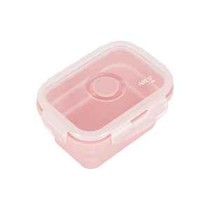 Nils Skládací svačinový box NC4105 355ml růžový