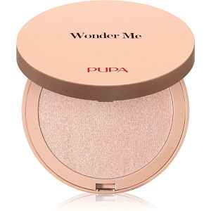 PUPA Milano Wonder Me Glow kompaktní pudrový rozjasňovač odstín 101 - Rose Gold 7.5 g