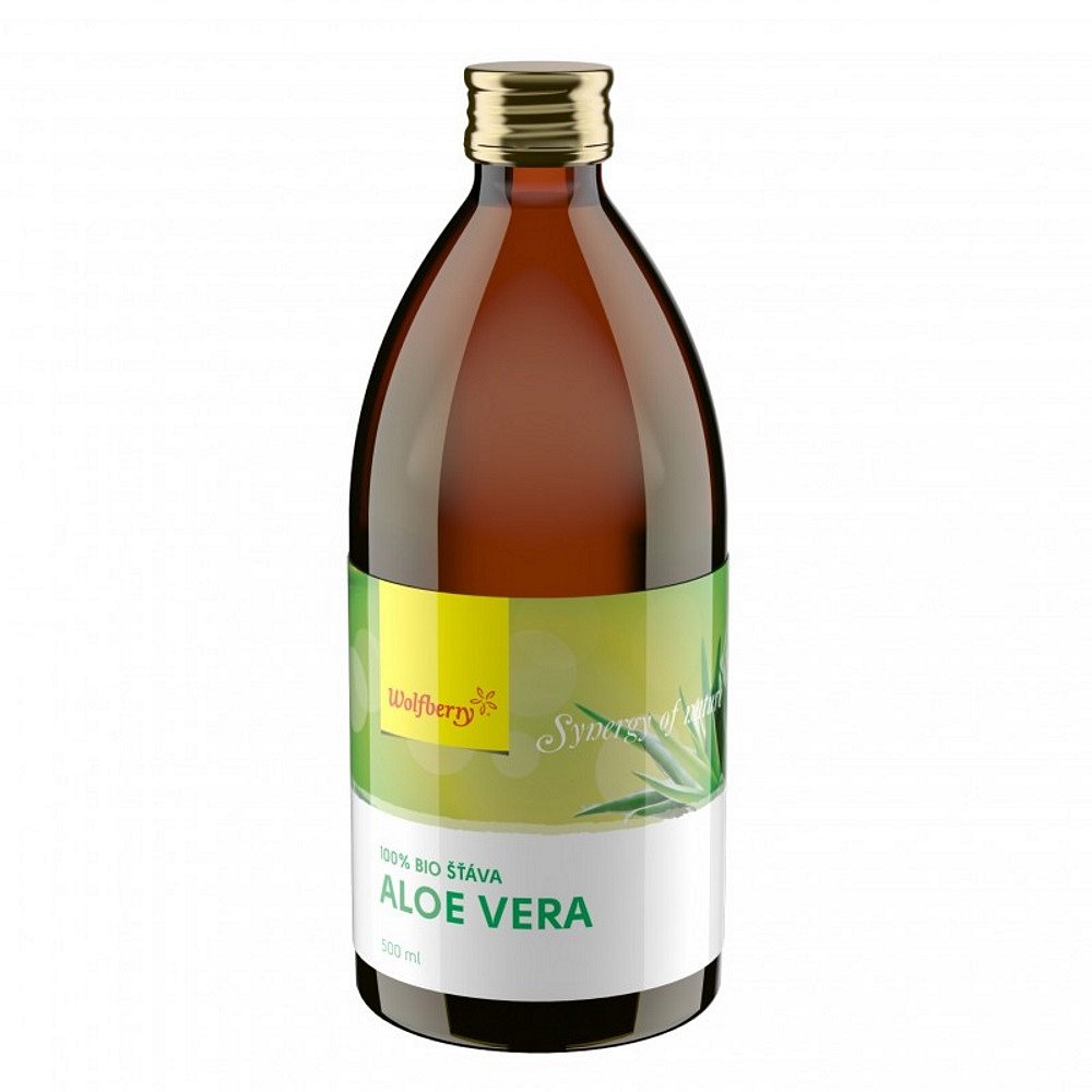 Wolfberry Aloe vera šťáva 100% BIO 500 ml