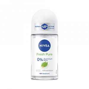 Nivea Kuličkový Deo Pure&Natural Jasmín deodorant 50 ml