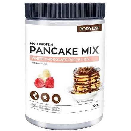 Bodylab High Protein Pancake (& Wafle) Mix bílá čokoláda/malina 500 g