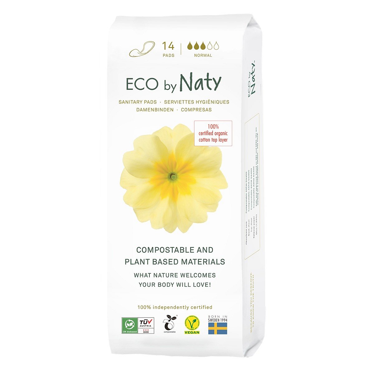 ECO by Naty ECO normal dámské vložky 14 ks