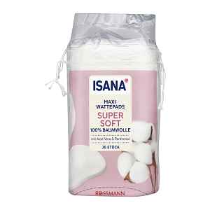 ISANA Maxi odličovací tampony s aloe vera a panthenolem 35 ks