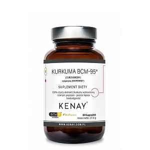 Kenay Kurkuma BCM-95 Curcugreen BioPerine 60 kapslí