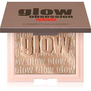 PUPA Milano Glow Obsession kompaktní pudrový rozjasňovač odstín 100 - Light Gold 6 g
