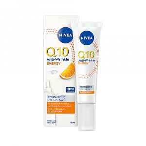 Nivea Q10 Anti Wrinkle Energy Energizující oční krém proti vráskám 15 ml