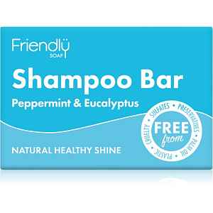 Friendly Soap Natural Shampoo Bar Peppermint & Eucalyptus přírodní mýdlo na vlasy 95 g