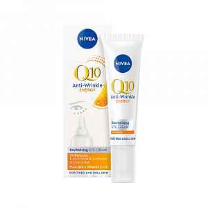 Nivea Q10 Anti Wrinkle Energy Energizující oční krém proti vráskám 15 ml