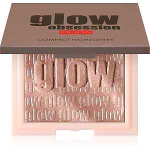 PUPA Milano Glow Obsession kompaktní pudrový rozjasňovač odstín 002 - Rose Gold 6 g