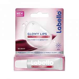 Labello Glowy Lips Berry SPF30 tónovací balzám pro zářivé rty 10 ml