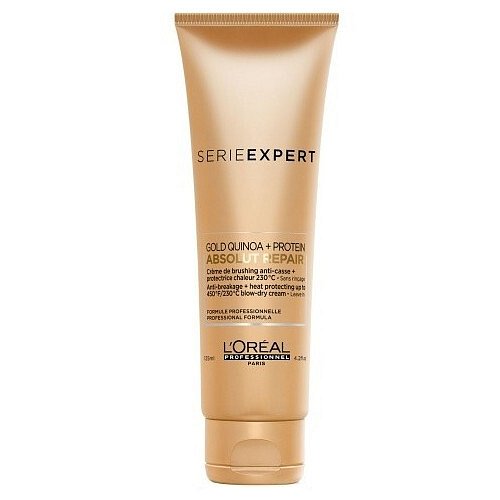 Loreal Professionnel Termoochranný krém pro velmi poškozené vlasy Serie Expert Absolut Repair Gold Quinoa + Protein  125 ml