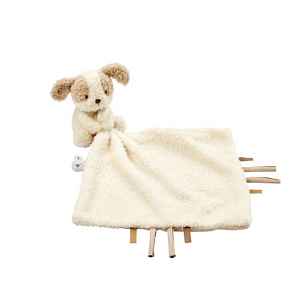 NATTOU Mazlíček plyšový Teddy pejsek 27 x 27 cm, 0m+