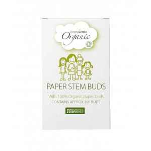 Moltex Pure & Nature Simply Gentle organické vatové tyčinky 200 ks