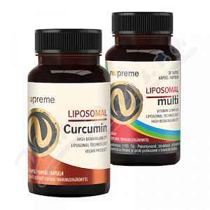 NUPREME Liposomal Curcumin 30 kapslí + Liposomal Multivitamin 30 kapslí
