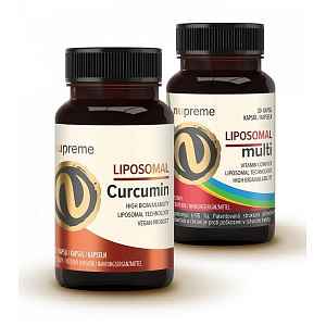 NUPREME Liposomal Curcumin 30 kapslí + Liposomal Multivitamin 30 kapslí