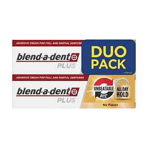 Blend-a-dent Plus Unbeatable Bite No Flavor fixační krém 2×40 g