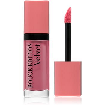 Bourjois Rouge Edition Velvet tekutá rtěnka s matným efektem odstín 10 Don´t Pink Of It! 7,7 ml