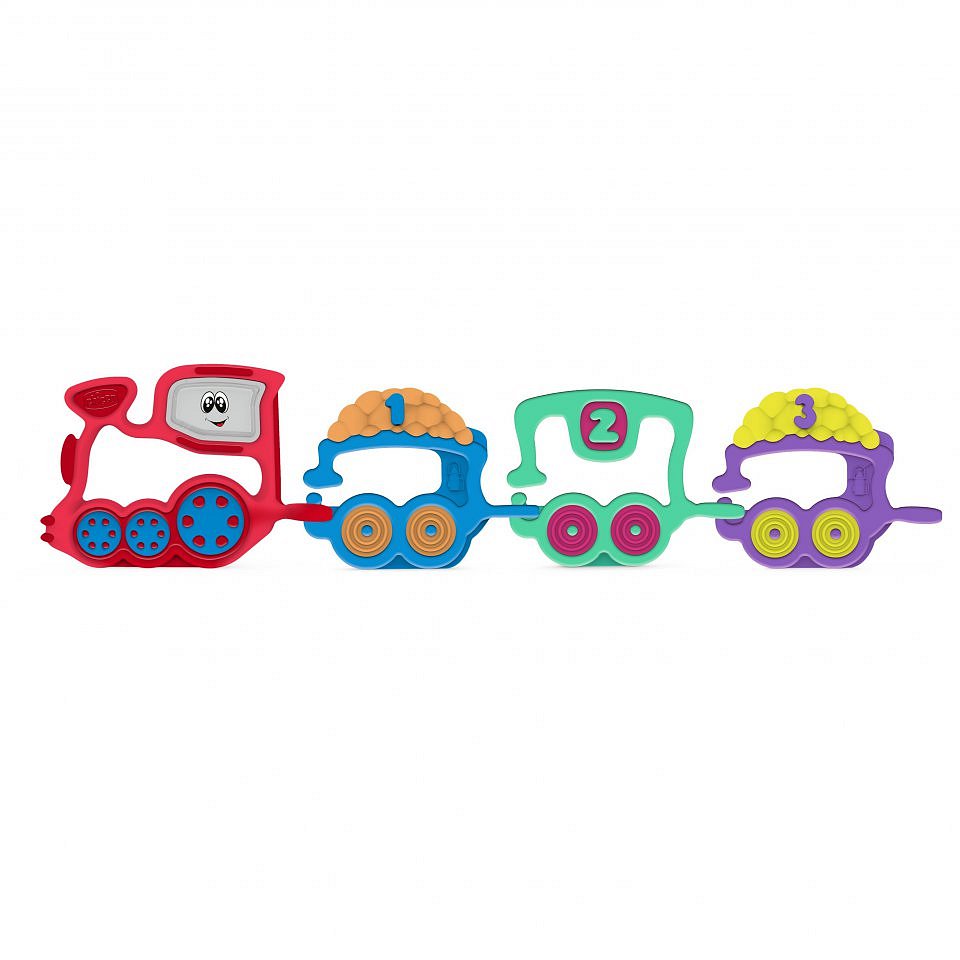 CHICCO Rattle Train 123