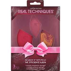 Real Techniques Makeup Sponge Superstars sada aplikátorů na obličej
