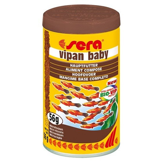 Sera růstové krmivo pro malé ryby Vipan Baby 100ml