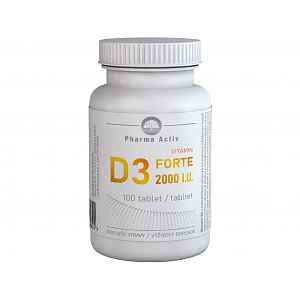 Vitamín D3 FORTE 2000 I.U. tbl.100