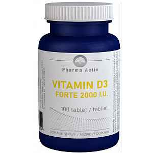 Vitamín D3 FORTE 2000 I.U. tbl.100