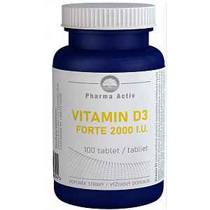 Vitamín D3 FORTE 2000 I.U. tbl.100