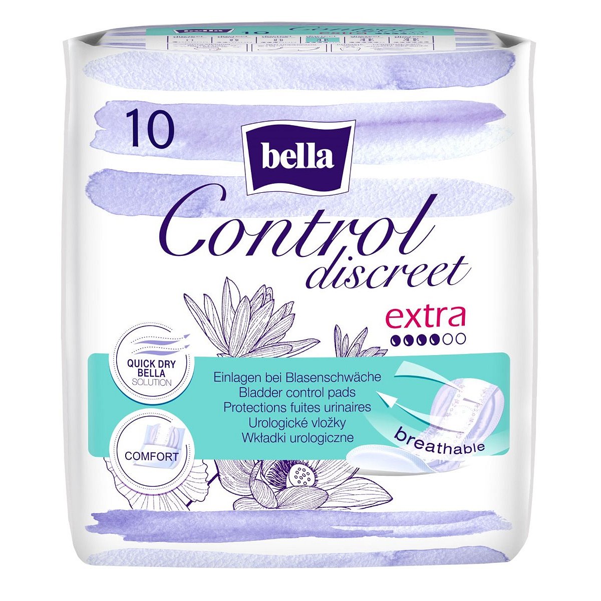 Bella Control Discreet extra urologické vložky 10 ks