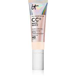 IT Cosmetics Your Skin But Better CC + Nude Glow CC krém pro rozjasnění pleti SPF 40 Fair Porcelain 32 ml