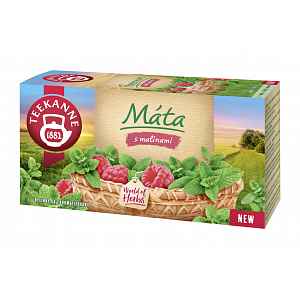 Teekanne Máta s malinami čaj porcovaný 20x1,5 g