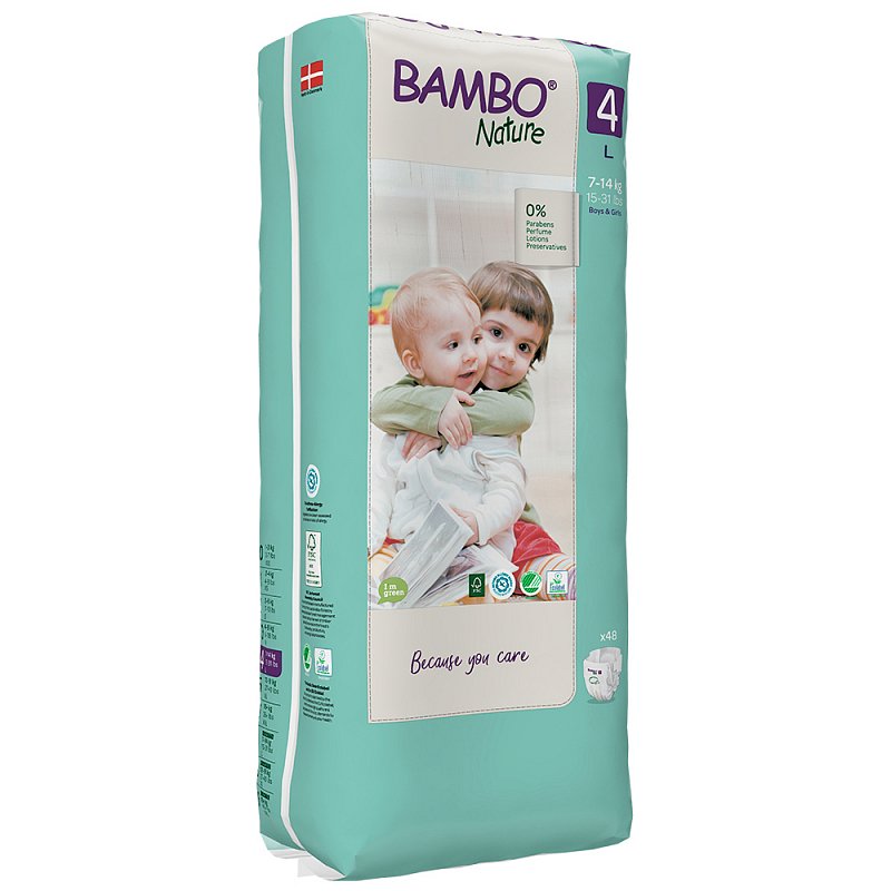 Bambo Nature 4 L 7-14kg 48ks