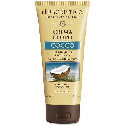 Erboristica Cocco Tělový krém s kokosovým olejem 200ml