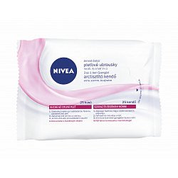 Nivea Jemné pleťové ubrousky pro suchou až citlivou pleť 25 ks