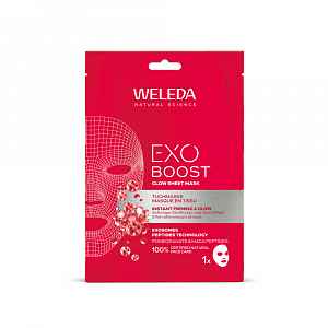 Weleda Exo Boost Zpevňující maska Granátové jablko a Maca - peptidy 1 ks