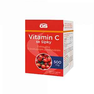 GS Vitamín C 500 se šípky tablety 50+10 2016