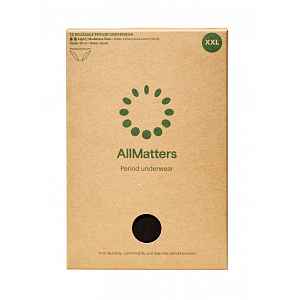 AllMatters Menstruační kalhotky - bikiny vel. XXL 1 ks černé