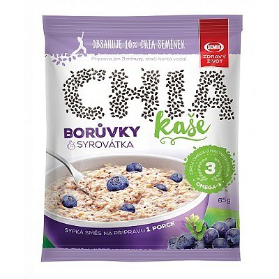 Chia kaše borůvky a syrovátka 65g