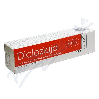 DICLOZIAJA 11,6MG/G gely 100G