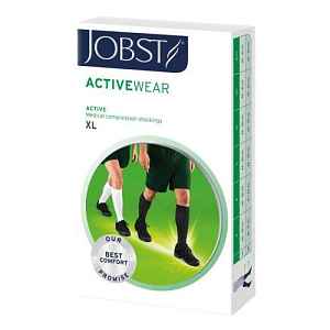 JOBST ActiveWear I.kompresní třída punčochy lýtkové se špicí velikost XL bílé