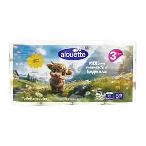 alouette Toaletní papír 3vrstvý 187,2 m