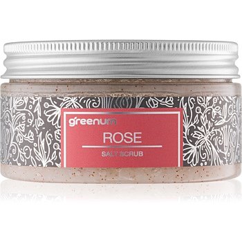 Greenum Salt Scrub solný peeling na tělo s vůní Rose 320 g