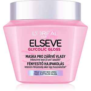 L’Oréal Paris Elseve Glycolic Gloss maska na vlasy pro zářivý lesk 300 ml