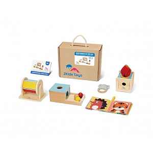 2Kids Toys Montessori set hraček pro nejmenší 13 ks
