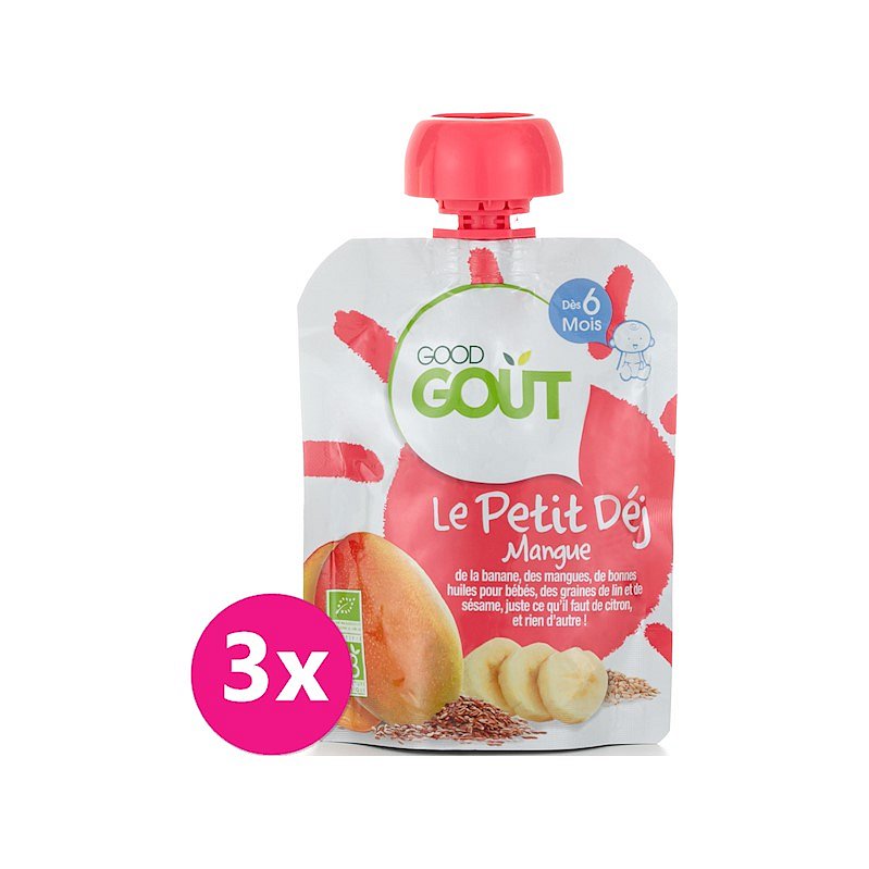 3x GOOD GOUT Mangová snídaně 70 g