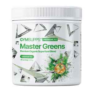 Gymsupps Akce 1+1 Master Greens - zelené jablko 216 g + limonáda 216 g